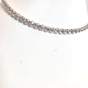 Clear Jewel Choker Necklace