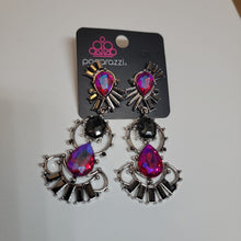 Load image into Gallery viewer, PAPARAZZI Pink Gray Jewel EARRINGS
