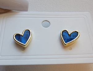 Blue Heart 💙 Earrings