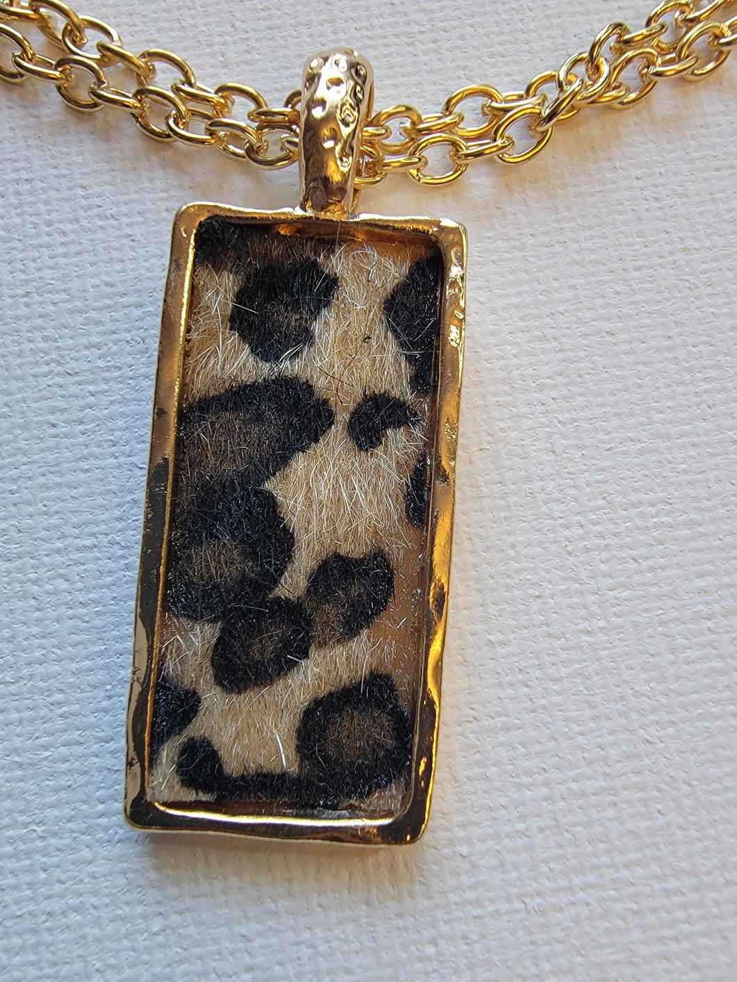 Leopard print Pendent Necklace