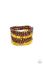 Load image into Gallery viewer, PAPARAZZI Fiji Fiesta - Yellow BRACELET
