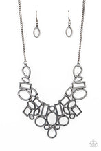 Load image into Gallery viewer, PAPARAZZI Geometric Grit - Black NECKLACE
