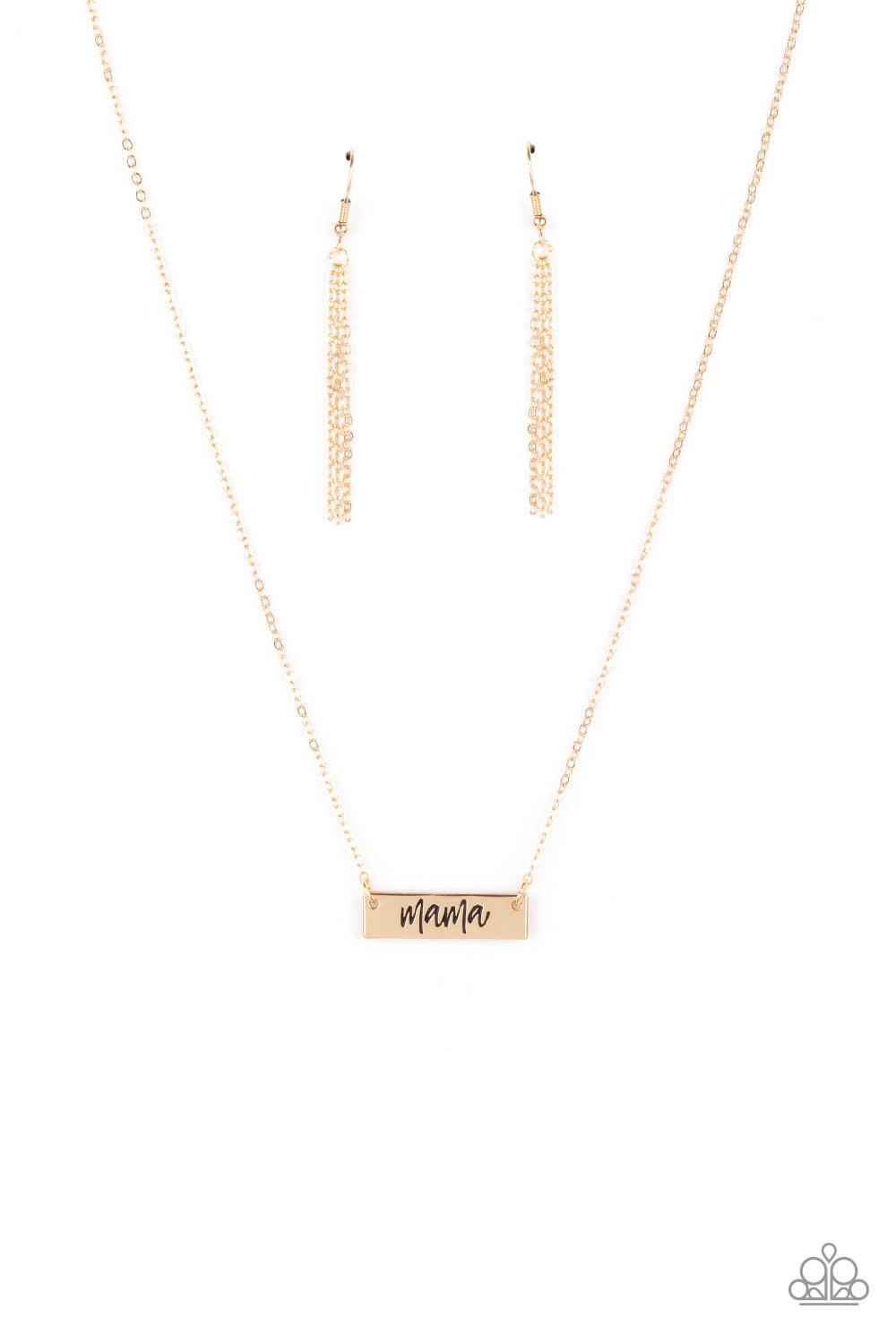 PAPARAZZI Blessed Mama - Gold NECKLACES