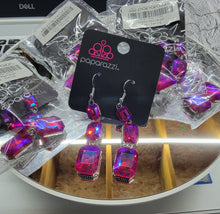 Load image into Gallery viewer, PAPARAZZI Cosmic Red Carpet - PINK EARRINGS
