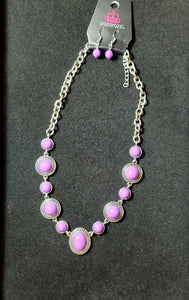 PAPARAZZI Purple Vintage Necklace