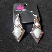 Load image into Gallery viewer, PAPARAZZI STYLISHLY SONORAN White Earrings
