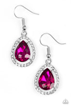 Load image into Gallery viewer, PAPARAZZI A One-GLAM Show - Pink EARRINGS
