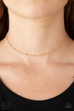 Load image into Gallery viewer, PAPARAZZI Take A Risk - Gold Choker Necklace
