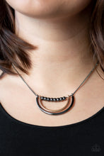 Load image into Gallery viewer, PAPARAZZI Artificial Arches - Black 715 NECKLACE
