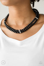 Load image into Gallery viewer, PAPARAZZI Put On Your Party Dress - Black Choker Necklace
