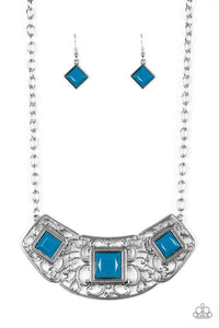 PAPARAZZI Feeling Inde-PENDANT - Blue 853