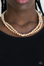 Load image into Gallery viewer, PAPARAZZI Put On Your Party Dress - Brown Choker Necklace
