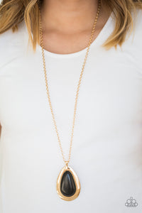 PAPARAZZI  BADLAND To The Bone - Gold Necklace