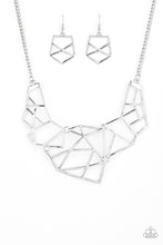 Load image into Gallery viewer, PAPARAZZI World Shattering - Silver 239 NECKLACE
