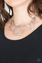 Load image into Gallery viewer, PAPARAZZI World Shattering - Silver 239 NECKLACE
