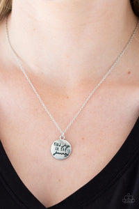 PAPARAZZI Find Joy - Silver Necklace