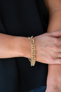 PAPARAZZI Cash Confidence - Gold Bracelet