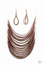 Load image into Gallery viewer, PAPARAZZI Catwalk Queen - Copper Necklace
