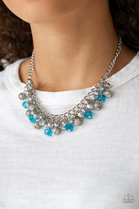 PAPARAZZI Party Spree - Blue NECKLACE