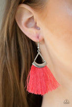 Load image into Gallery viewer, PAPARAZZI Tassel Tuesdays - Orange EARRINGS
