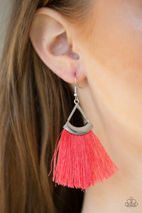 PAPARAZZI Tassel Tuesdays - Orange EARRINGS