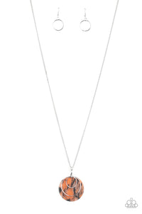 PAPARAZZI Sahara Equinox - Orange Necklace