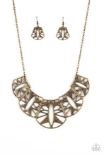 Load image into Gallery viewer, PAPARAZZI  Statement Status - Brass Necklace
