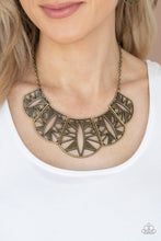 Load image into Gallery viewer, PAPARAZZI  Statement Status - Brass Necklace
