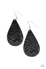 Load image into Gallery viewer, PAPARAZZI Everyone Remain PALM! - Black Earrings
