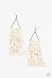 PAPARAZZI Macrame Jungle - White