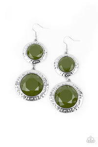 PAPARAZZI Thrift Shop Stop - Green EARRINGS