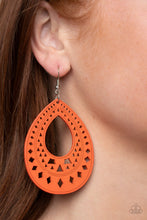 Load image into Gallery viewer, PAPARAZZI Belize Beauty - Orange Earrings
