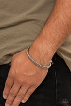 Load image into Gallery viewer, PAPARAZZI Block It Out - Silver Bracelet
