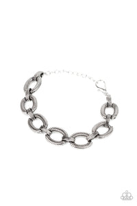 PAPARAZZI Industrial Amazon - Silver Bracelet