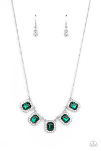 PAPARAZZI Next Level Luster - Green Necklace