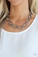 Load image into Gallery viewer, PAPARAZZI HAUTE-ly Contested - Black Necklace
