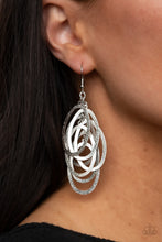 Load image into Gallery viewer, PAPARAZZI  Mind OVAL Matter - Silver Earrings
