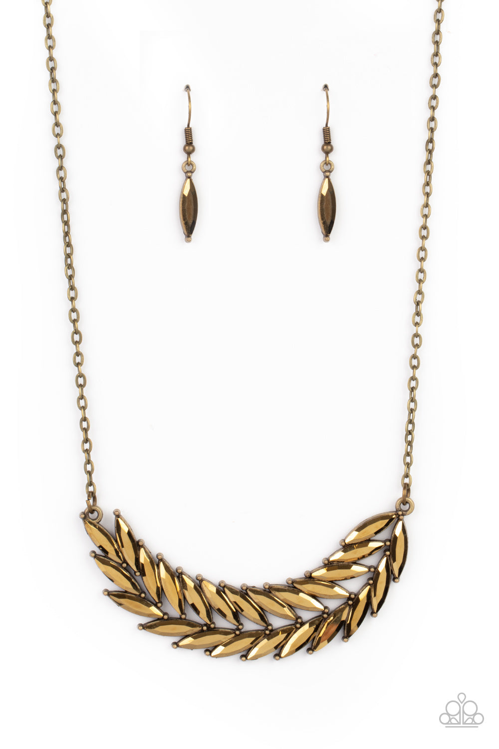 PAPARAZZI  Flight of FANCINESS - Brass Necklace