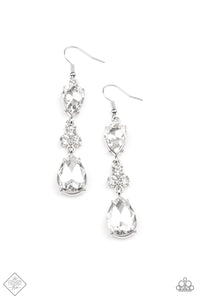 PAPARAZZI Once Upon a Twinkle white EARRINGS