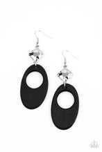 Load image into Gallery viewer, PAPARAZZI Retro Reveal - Black EARRINGS
