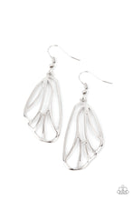 Load image into Gallery viewer, PAPARAZZI Turn Into A Butterfly - Silver EARRINGS
