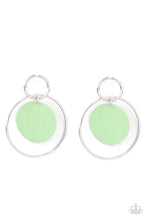 Load image into Gallery viewer, PAPARAZZI POP, Look, and Listen - Green Earrings
