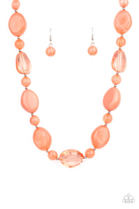 PAPARAZZI Staycation Stunner - Orange Necklace