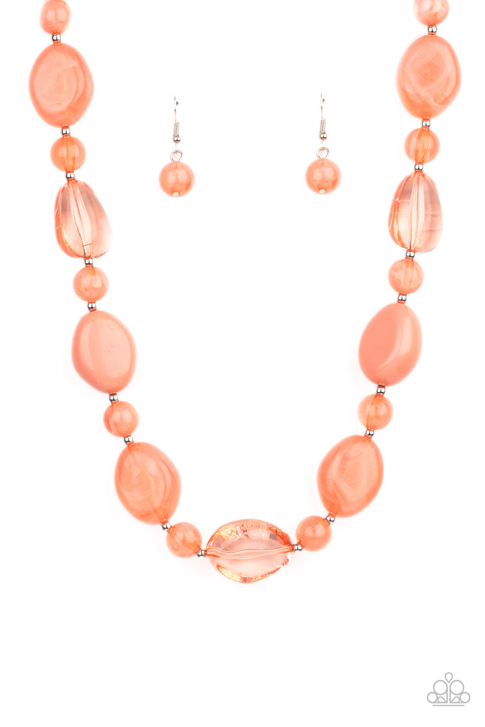 PAPARAZZI Staycation Stunner - Orange Necklace