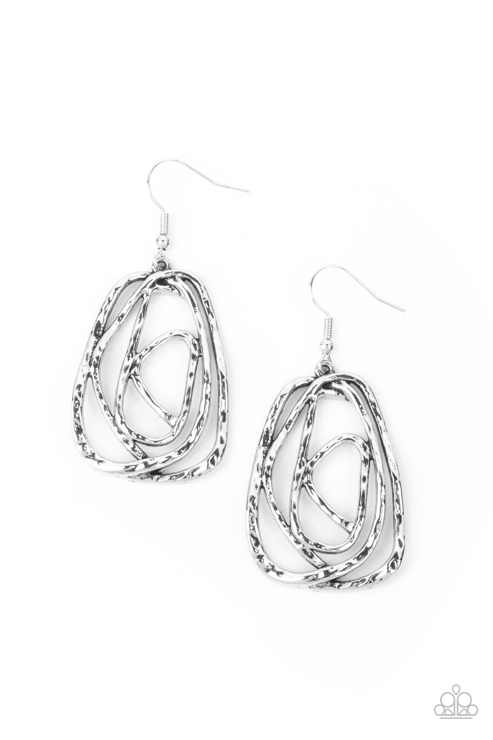 PAPARAZZI Artisan Relic - Silver Earrings