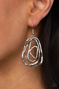 PAPARAZZI Artisan Relic - Silver Earrings