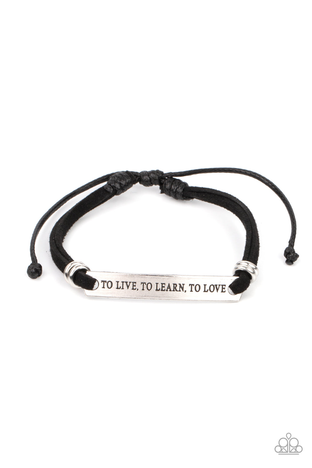 PAPARAZZI To Live, To Learn, To Love - Black BRACELET