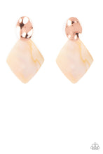 Load image into Gallery viewer, PAPARAZZI Alluringly Lustrous - Copper Earrings
