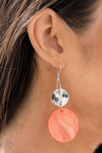 PAPARAZZI Opulently Oasis - Orange EARRINGS