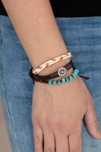 PAPARAZZI Terrain Trend - Orange Bracelet